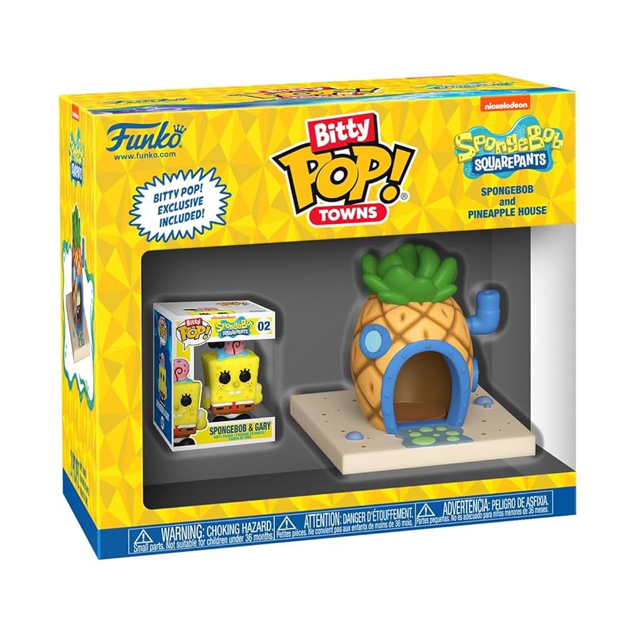funko pop スポンジボブ、他　７点セット Amazon.com: Funko Pop Bitty Town: Spongebob Squarepants
